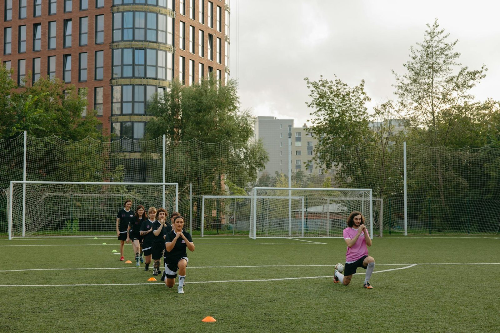 Youth sports training session